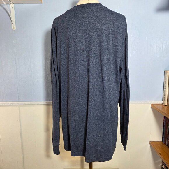 Disney Mickey Mouse Extra Large Heathered Blue Longsleeve Original Mickey Tee - Picture 7 of 10